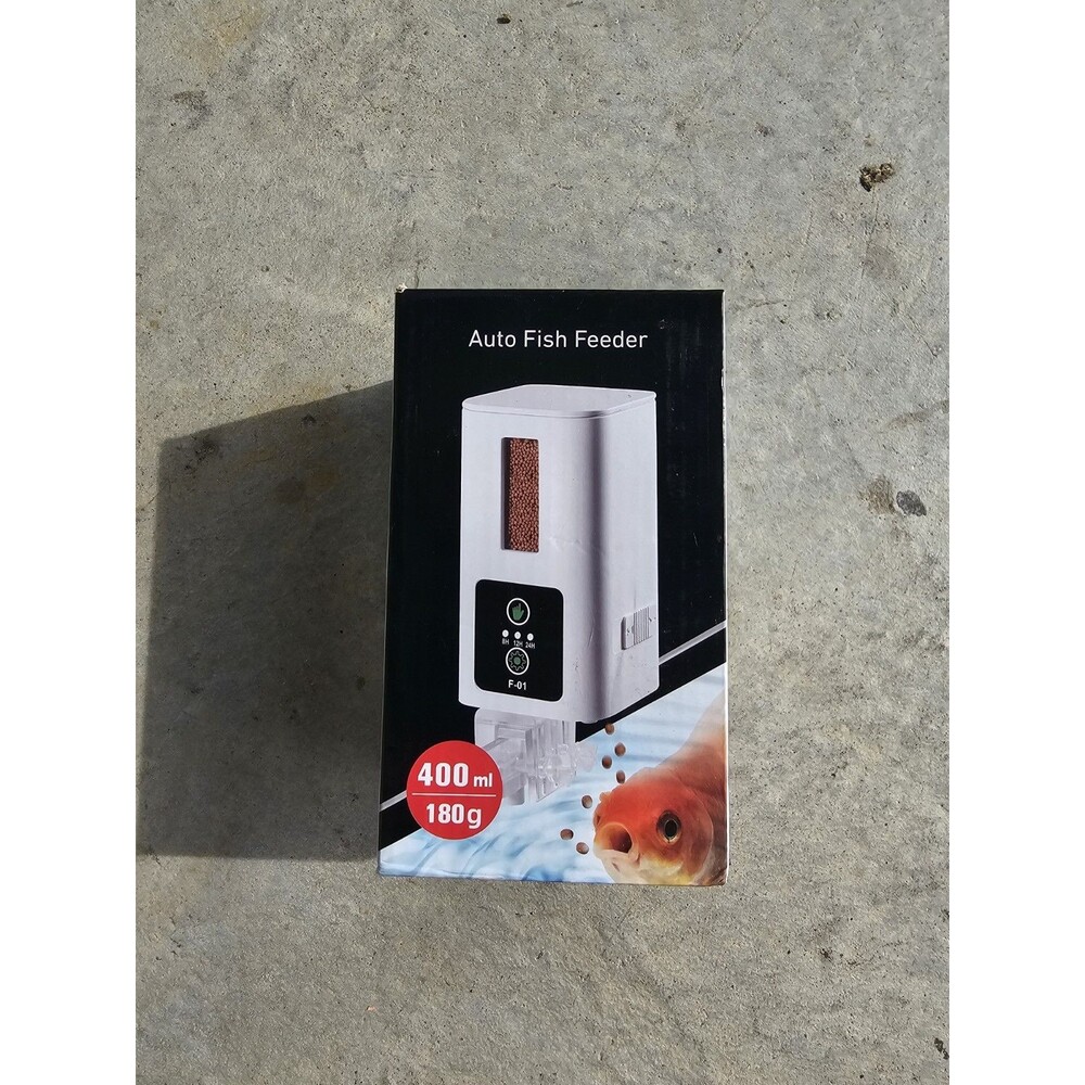 400ml Automatic Fish Feeder Intelligent Timing Aquarium Pond Food Dispenser